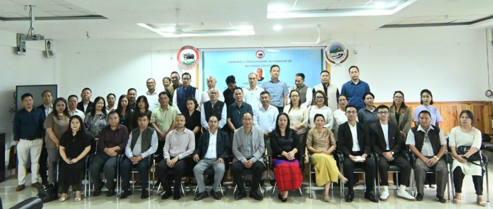 Officials of agriculture department with Wezope Kenye on September 30.